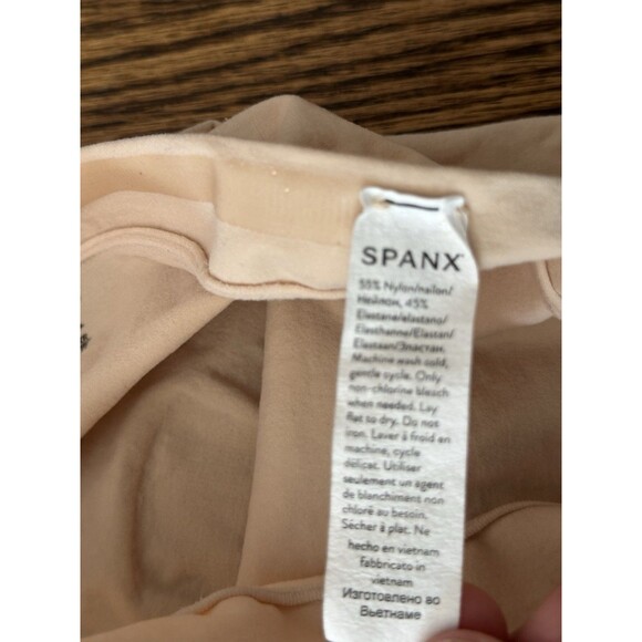 SPANXsculpt Seamless PowerHigh-Waisted Mid-Thigh Short Nude Sz Large Shapewear - Picture 7 of 12